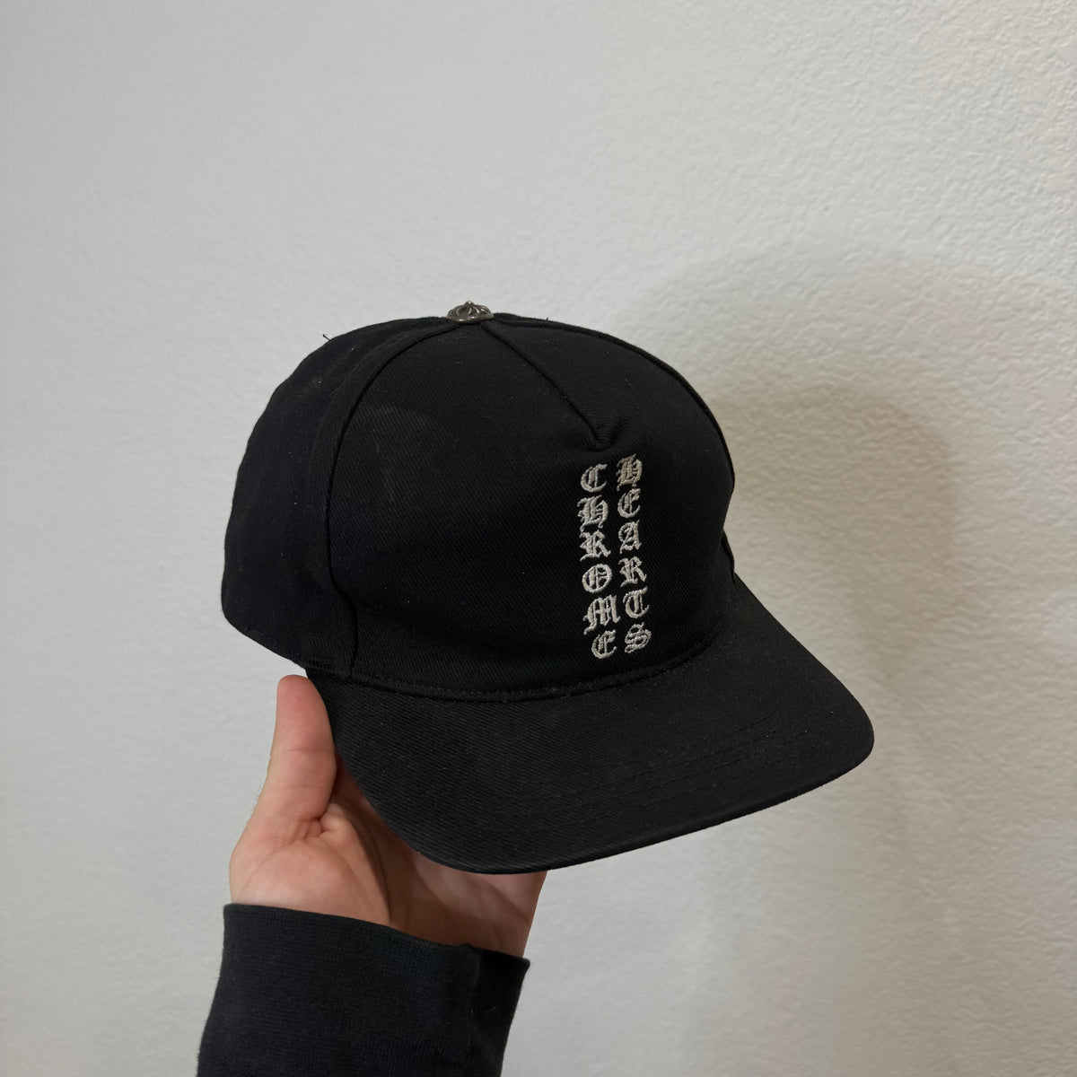Chrome Hearts Vertical Script Black Hat