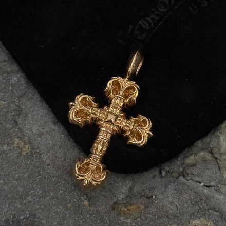 Chrome Hearts 22k Gold Filigree Pendant