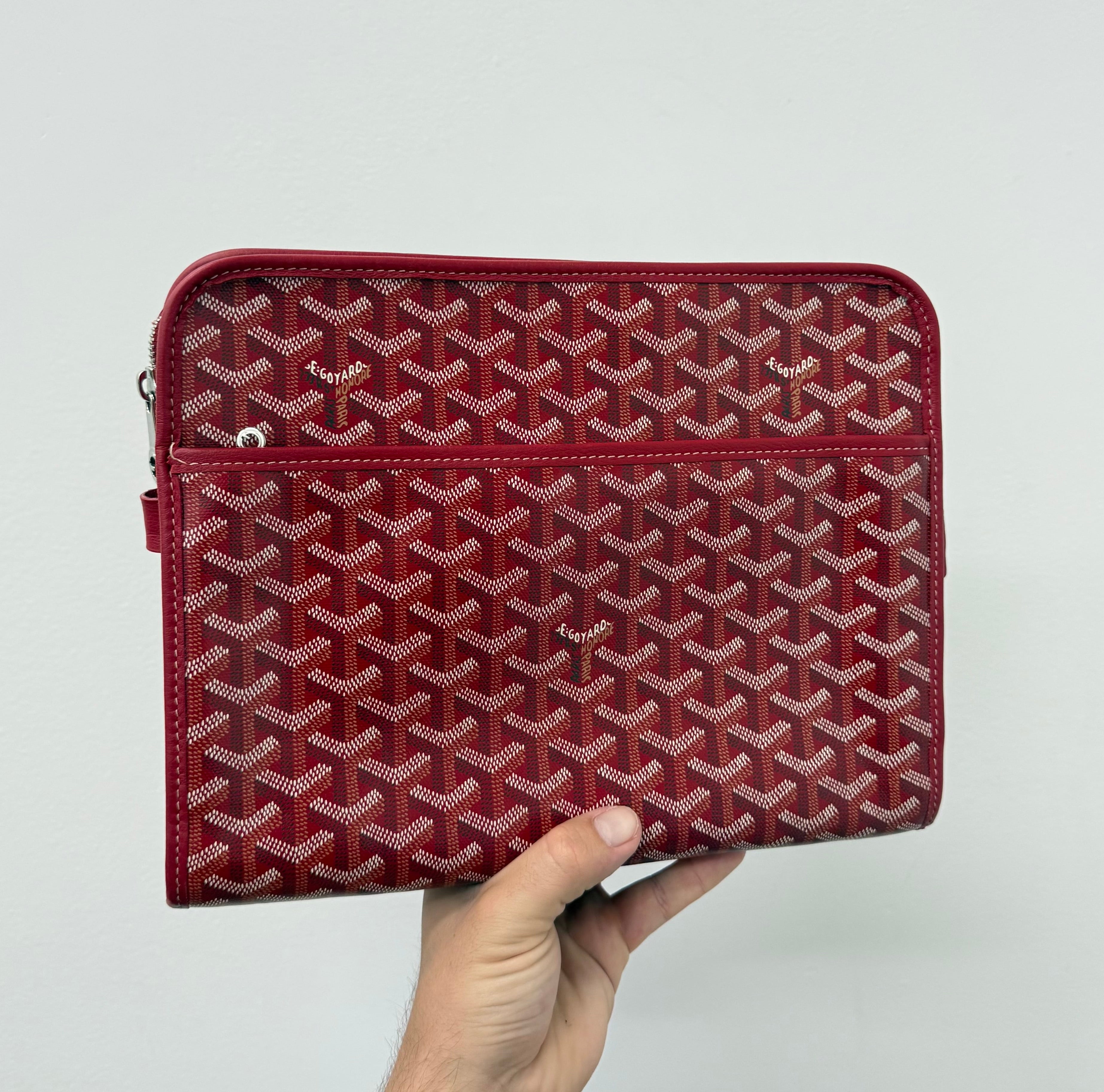 Goyard Red PM Jouvence Toiletry Bag