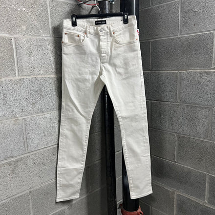 Purple Brand White Skinny Denim Jeans - Size 30