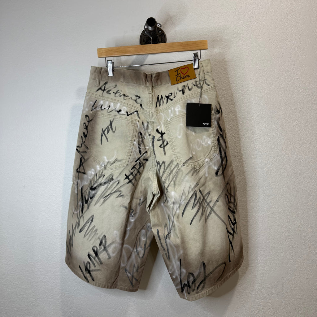 HMDD Graffiti Bansky Shorts - Size M