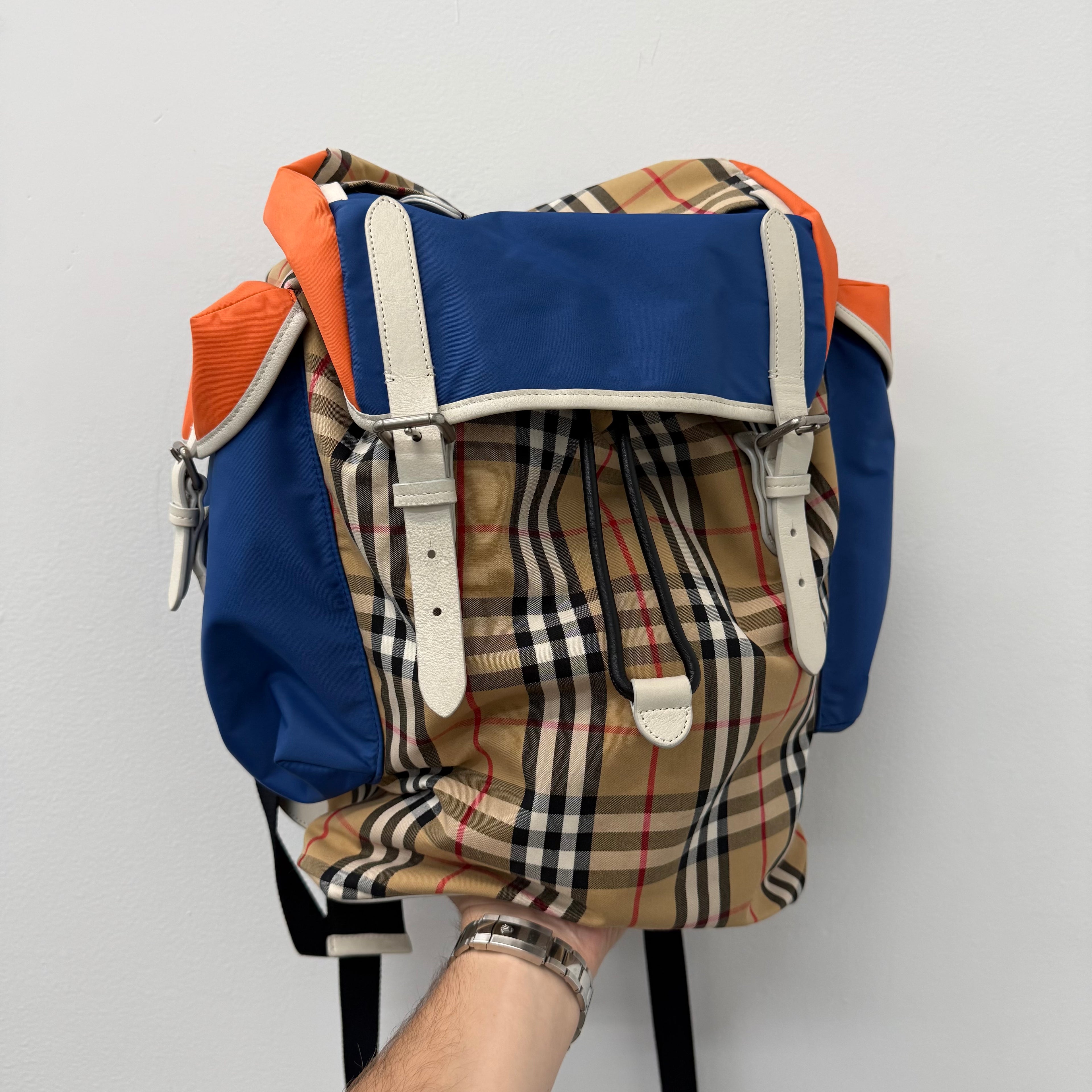 Burberry Rucksack Brown Canvas Backpack