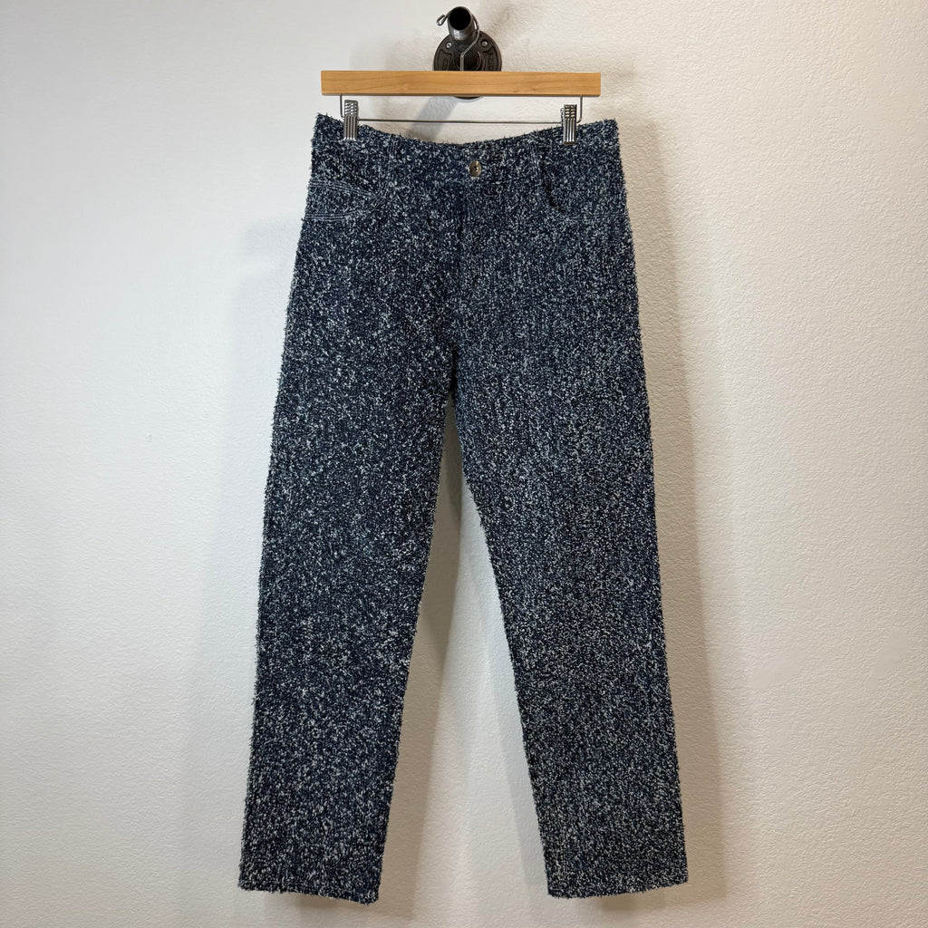 Bottega Veneta Cotton-Bouclé Indigo Carpenter Pants - Size 48 (32)