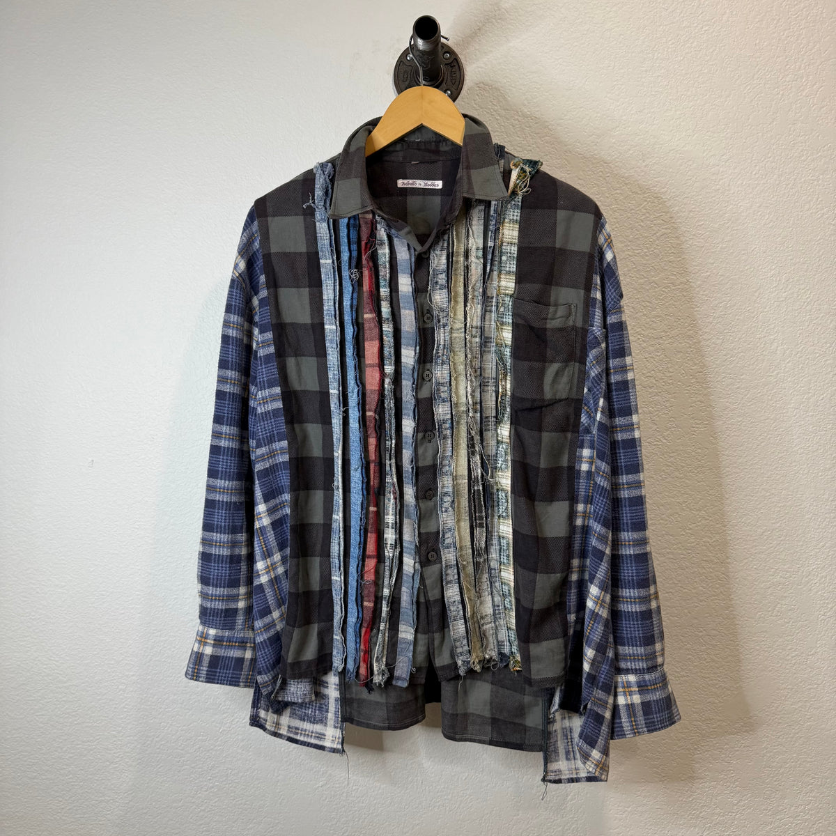 Needles Rework Flannel Button Up Shirt - Size L/XL