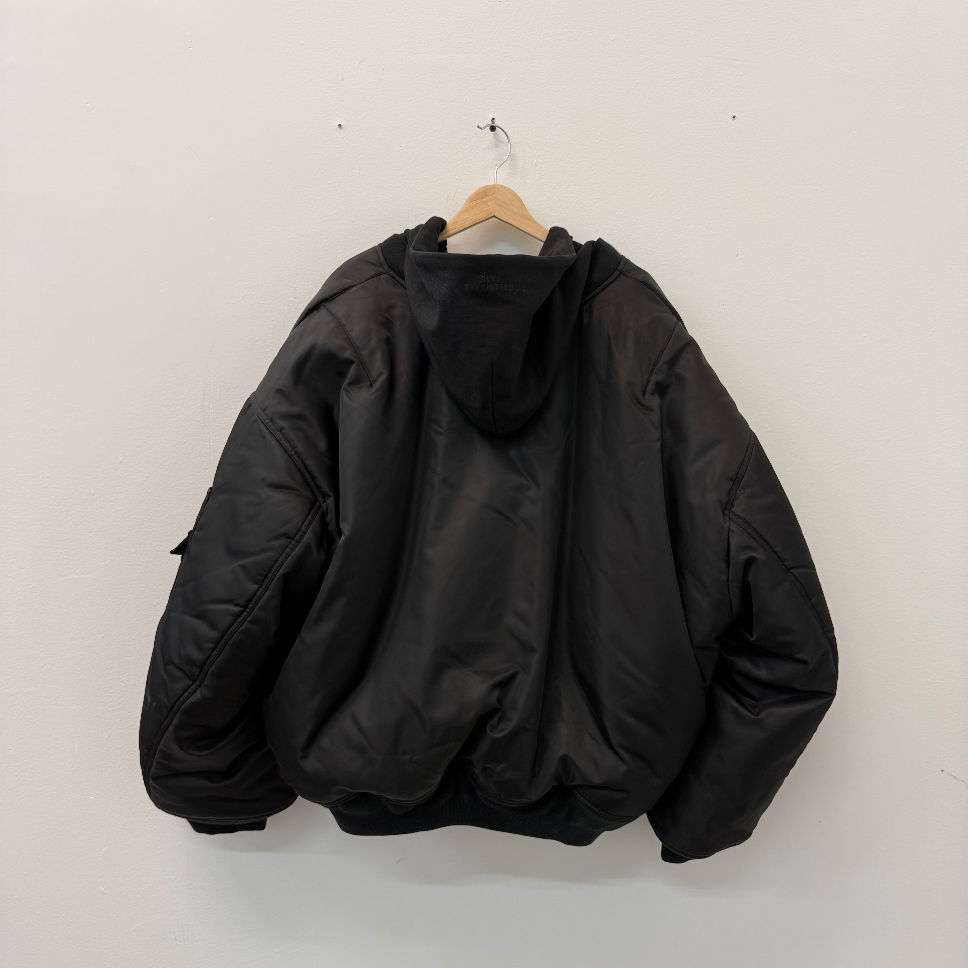 Balenciaga SS23 Denma All in One Nylon Bomber Jacket - Size 2 (XL)
