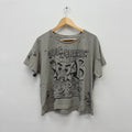 Bravest Studios Sosa Distressed Cropped Shirt Grey