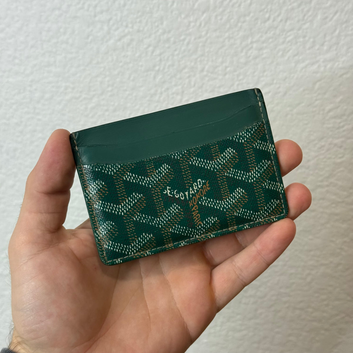 Goyard Saint Sulpice Cardholder Green