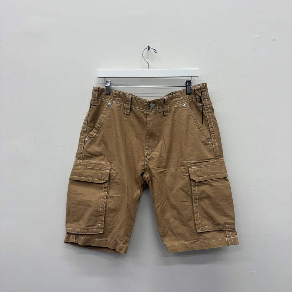 True Religion Cargo Khaki Shorts - Size 30
