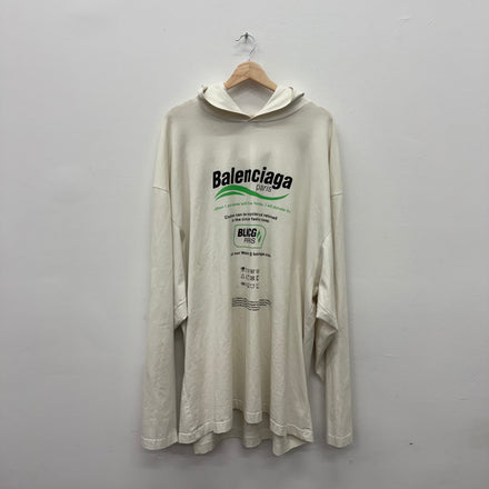 Balenciaga BLNCG Paris Circular Fashion Hoodie - Size L