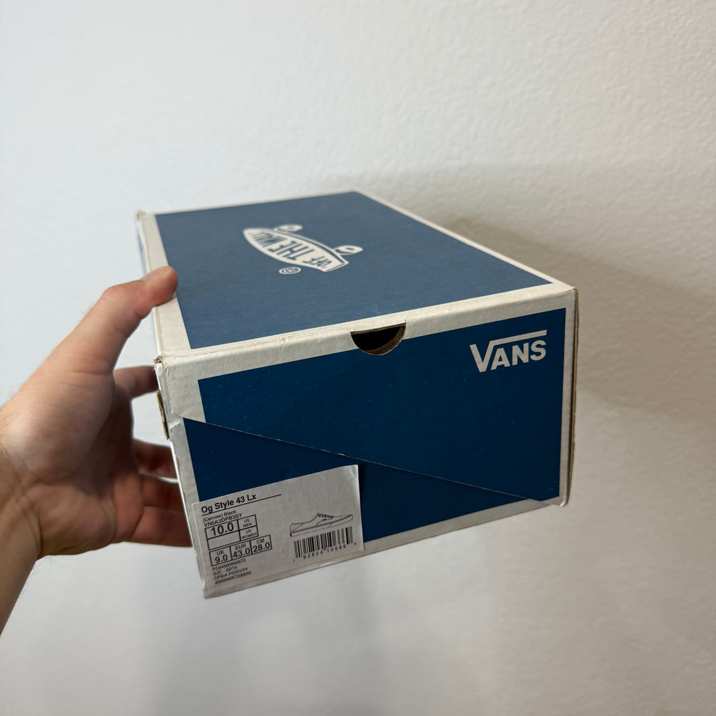 Vans OTW Old Skool Black Pearlized Sneakers - Size 10