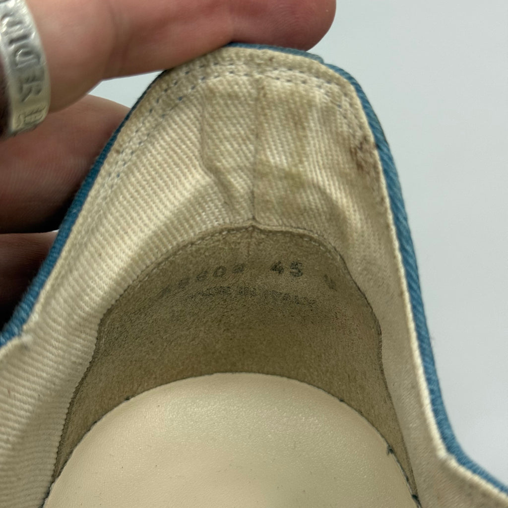 Rick Owens Ramone Cyan Blue Sneakers - Size 45 (US 12)