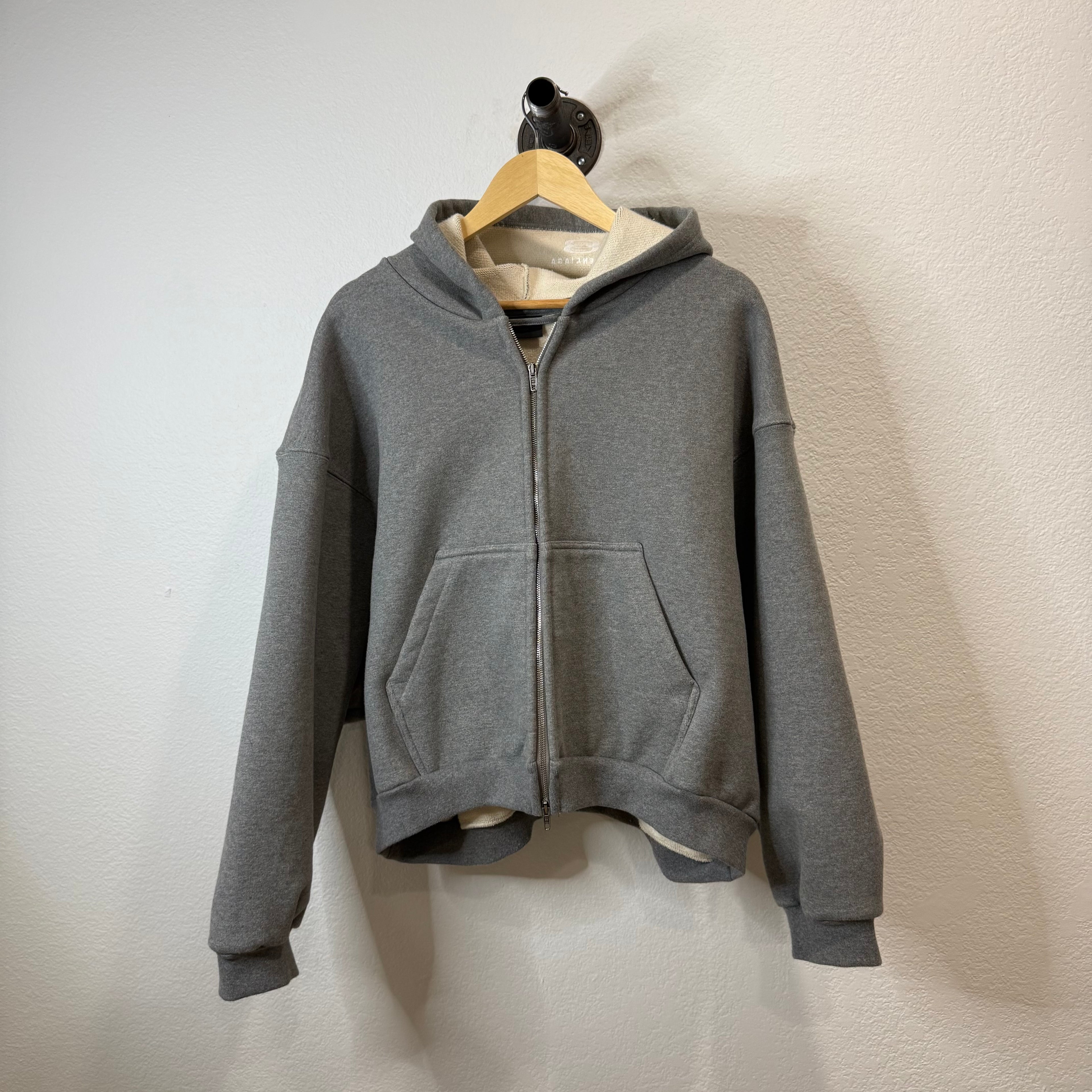 Balenciaga Thermal Lined BB Zip Up Hoodie - Size S