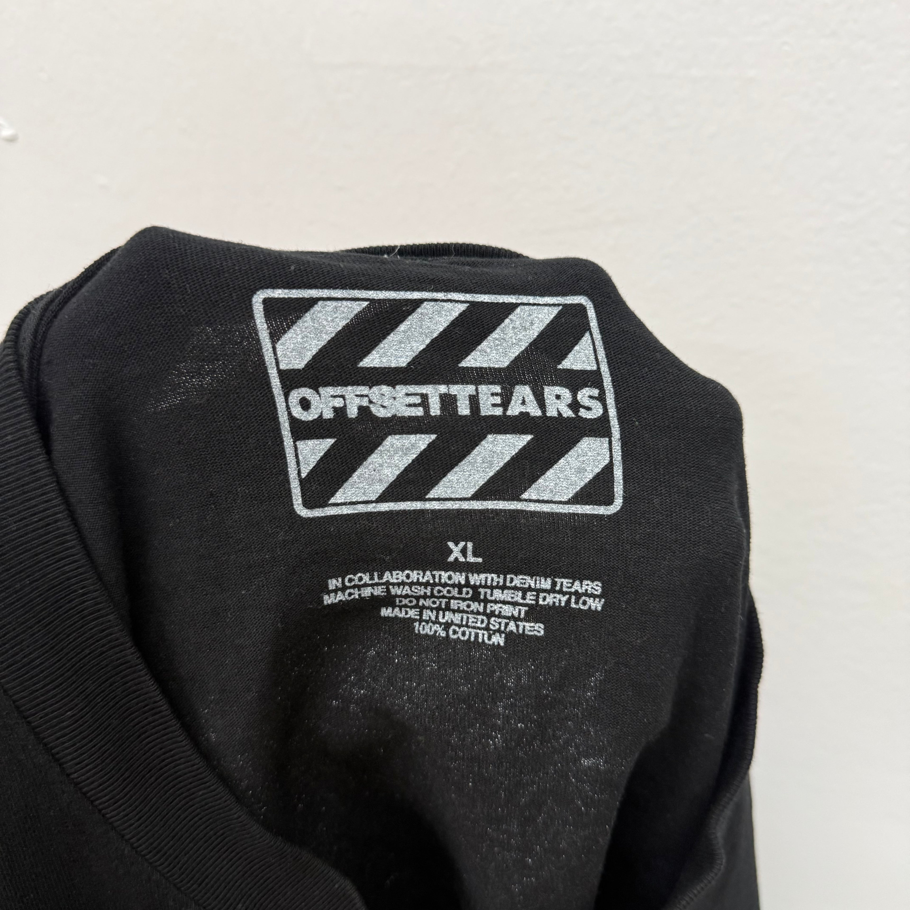 Denim Tears Offset Tears T-Shirt - Size XL