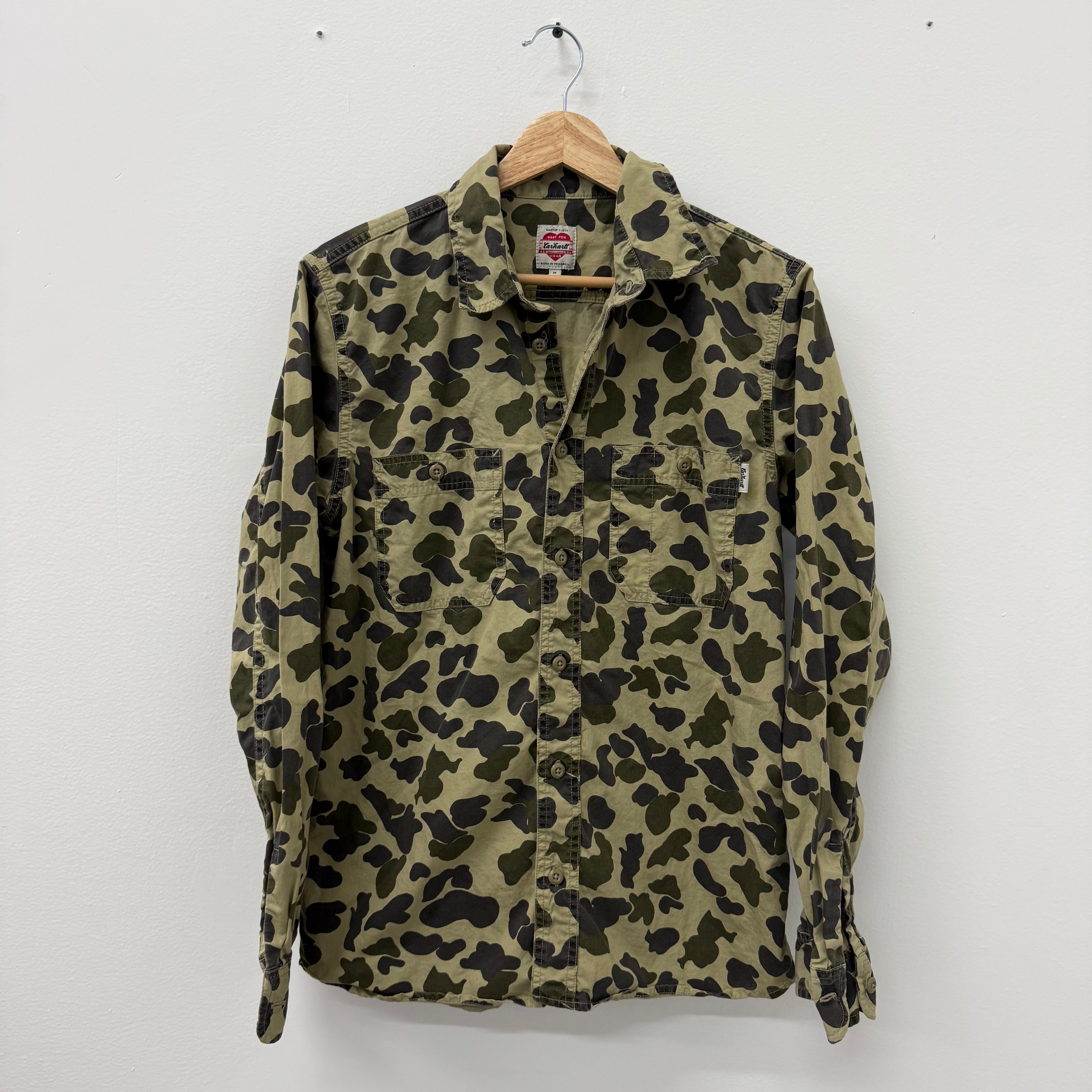Carhartt WIP Camo Button Shirt - Size M