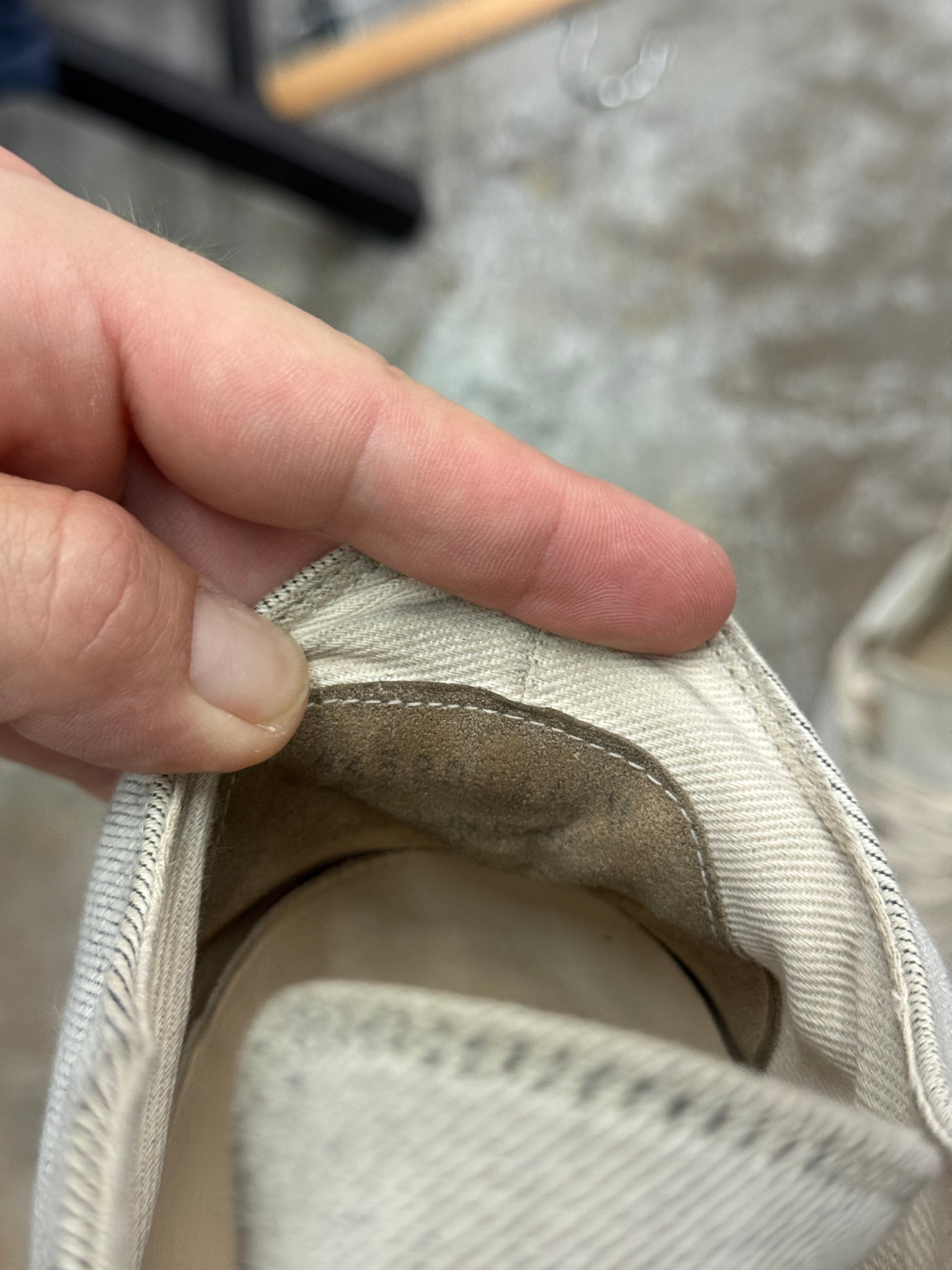 Rick Owens DRKSHDW Cream Ramone Low Sneakers - Size 44 (US 11)