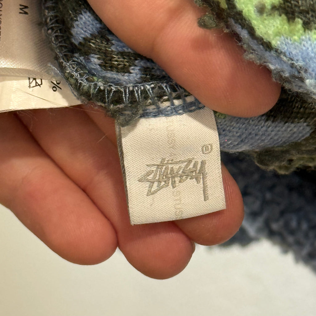 Stussy Hawaiian Fleece Sherpa Zip Jacket - Size M