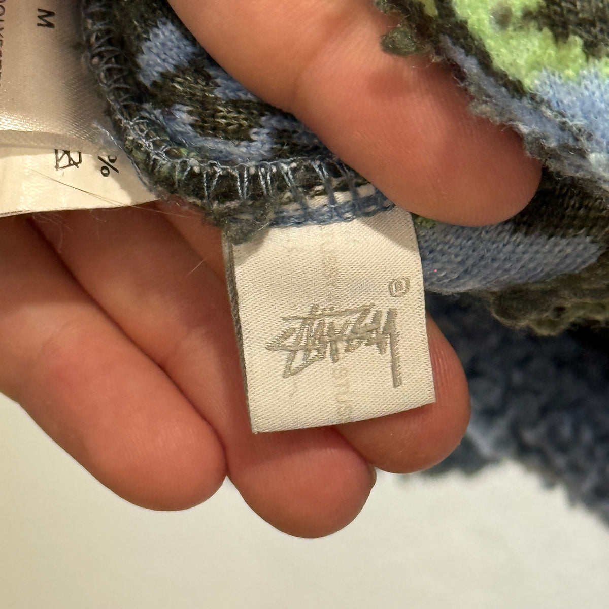 Stussy Hawaiian Fleece Sherpa Zip Jacket - Size M