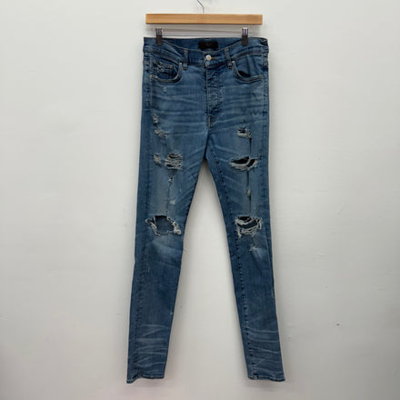 Amiri MX Blue Denim Jeans - Size 34