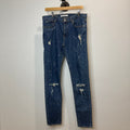 Givenchy Skinny Leg Distressed Denim Jeans - Size 32