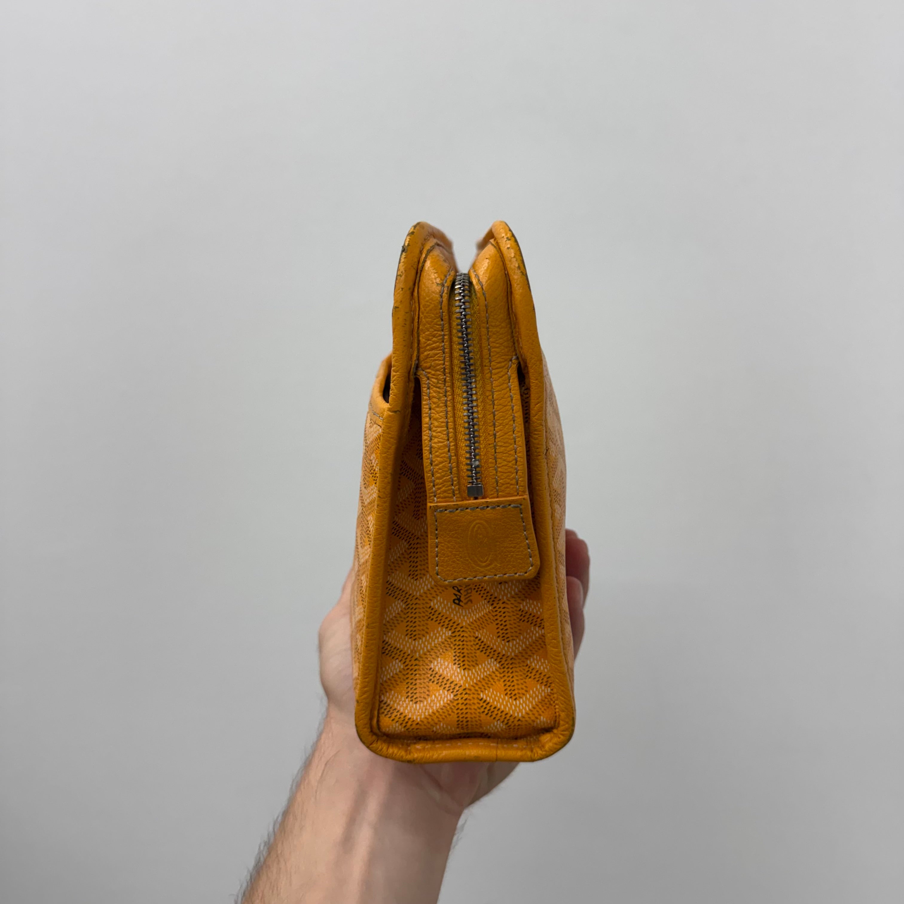 Goyard Yellow Jouvence MM Toiletry Bag