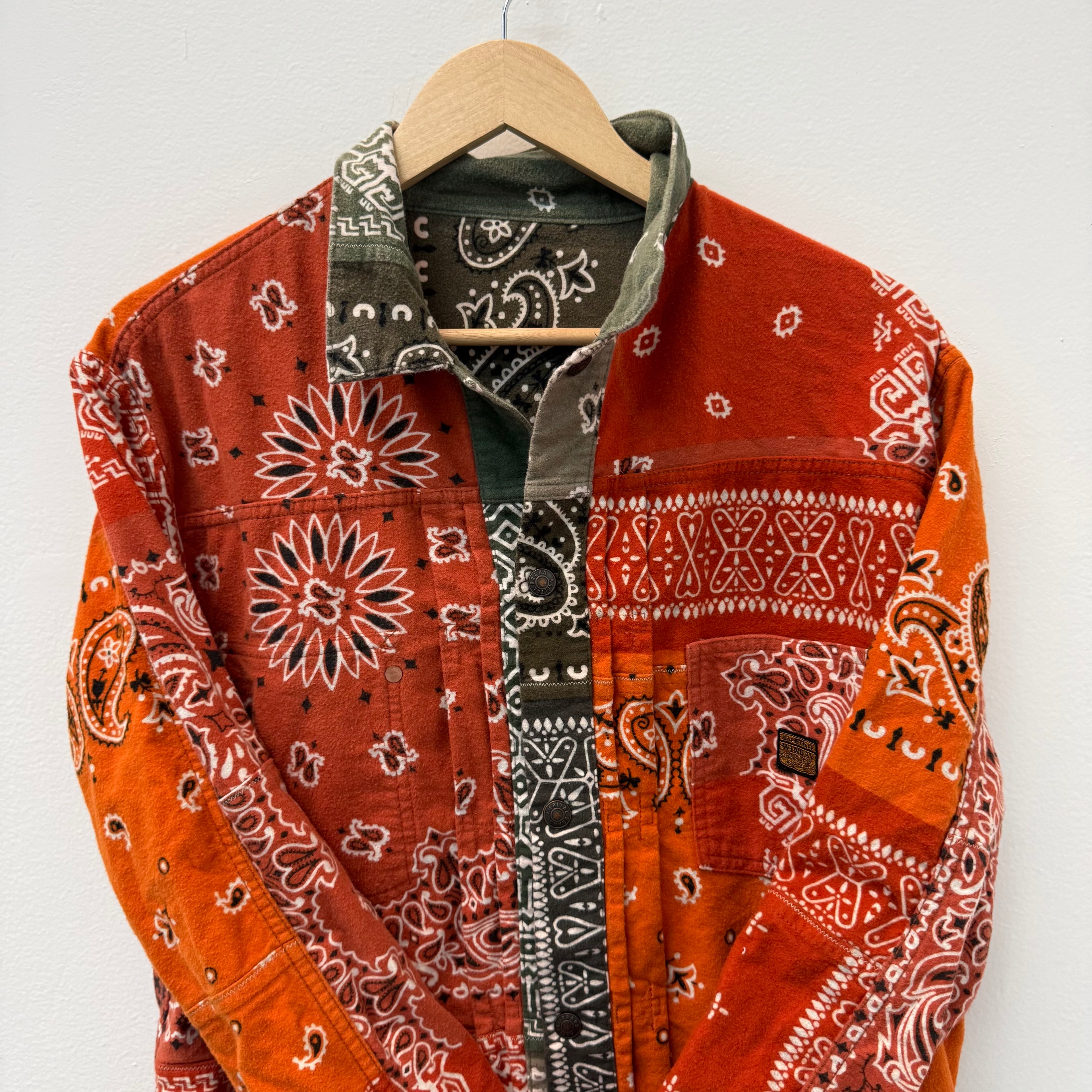 Kapital Flannel Reversible Bandana 1st Jacket - Size 3