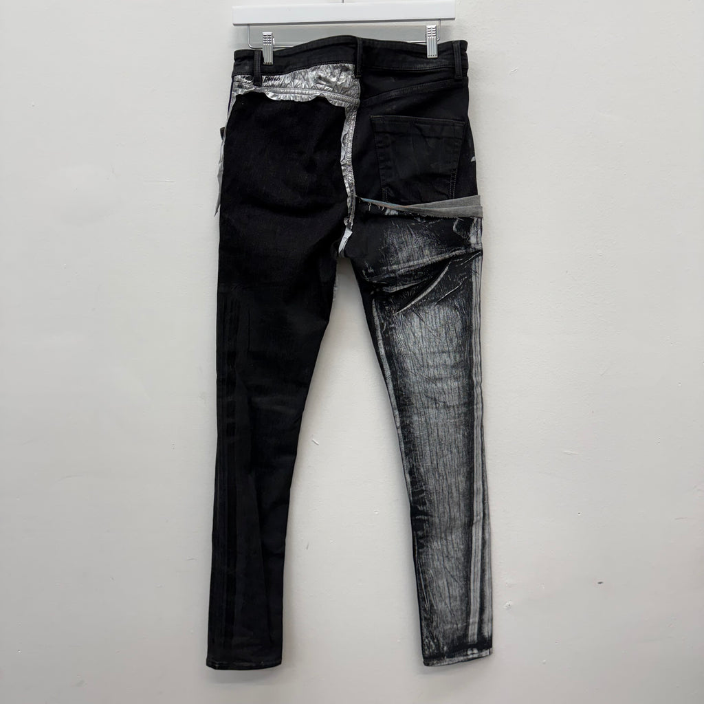 Rick Owens Tyron Cut Denim Jeans - Size 32