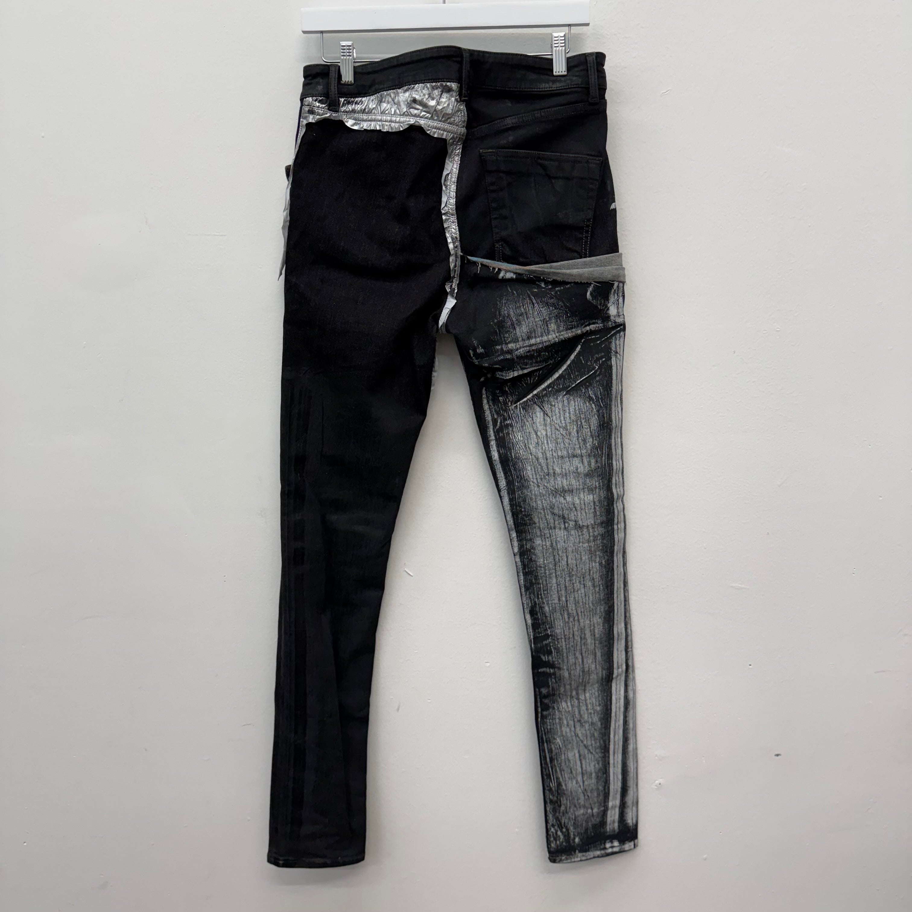 Rick Owens Tyron Cut Denim Jeans - Size 32