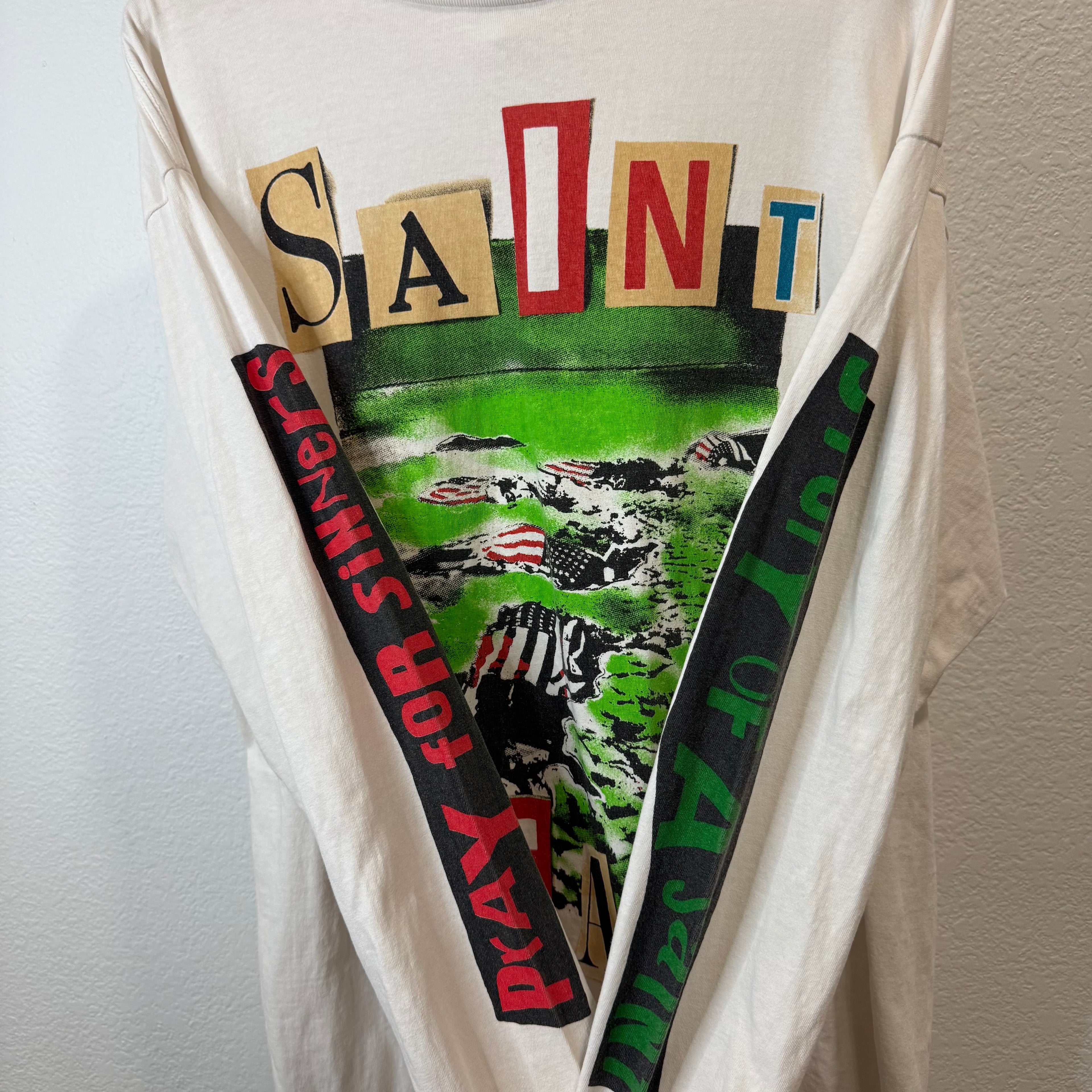 Saint Michael x Denim Tears Saint Tears Longsleeve T-Shirt - Size XL