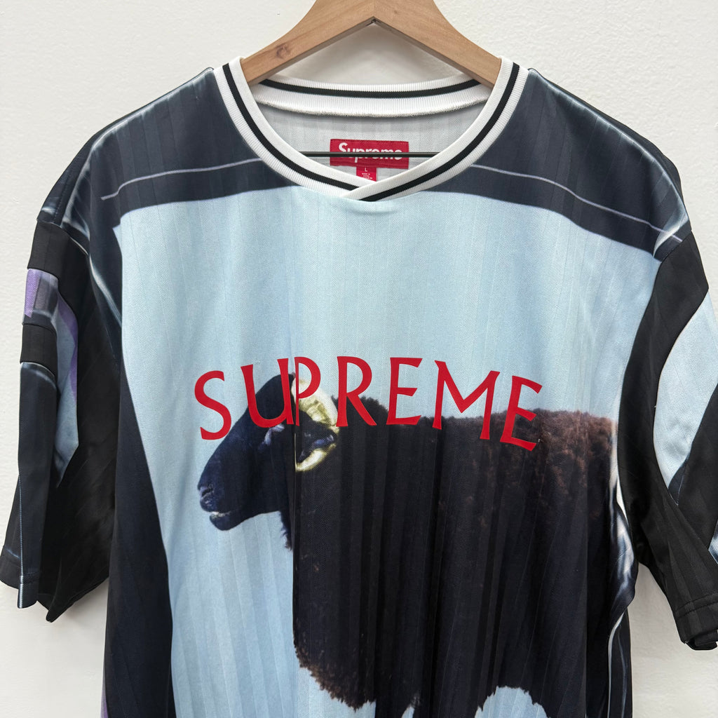 Supreme Damien Hirst Sheep Soccer Jersey - Size L