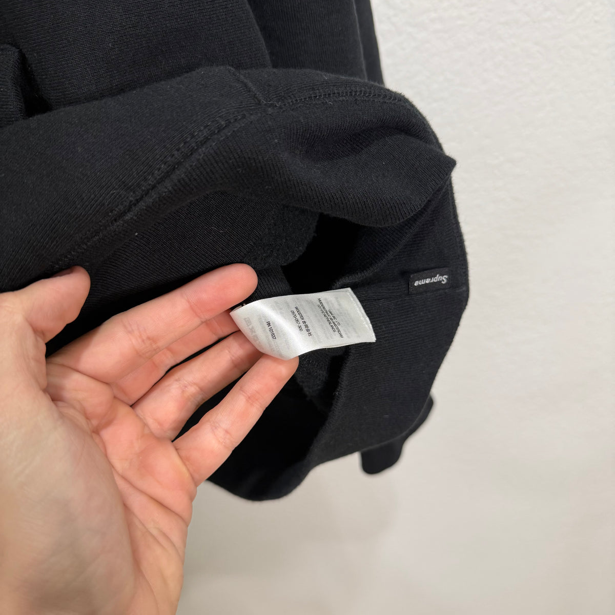 Supreme Metallic Arc Hooded Sweatshirt Black Hoodie - Size XL