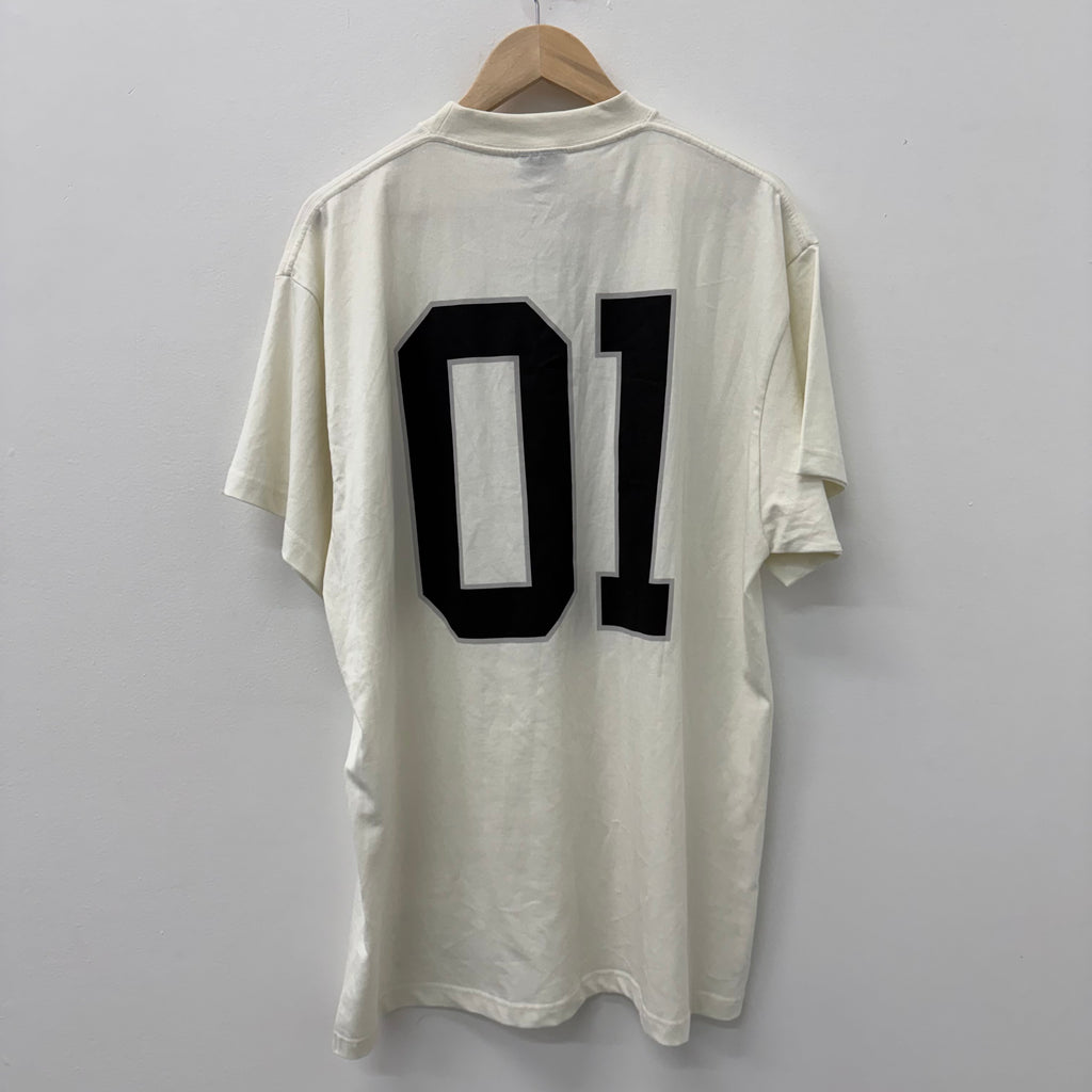 Balenciaga 01 Basketball White T-Shirt - Size 1 (L/XL)