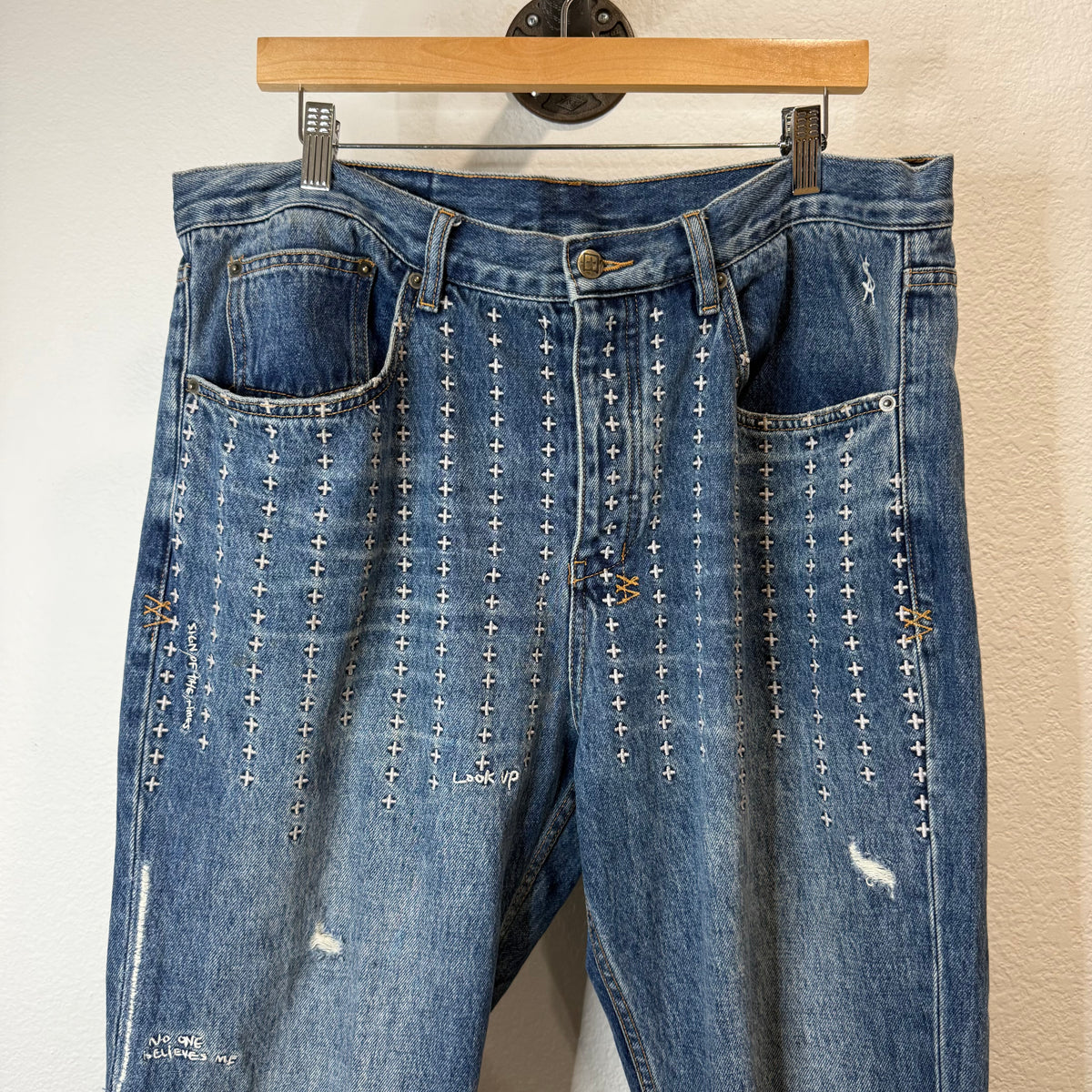 Ksubi Denim Stitch Jeans - Size 36
