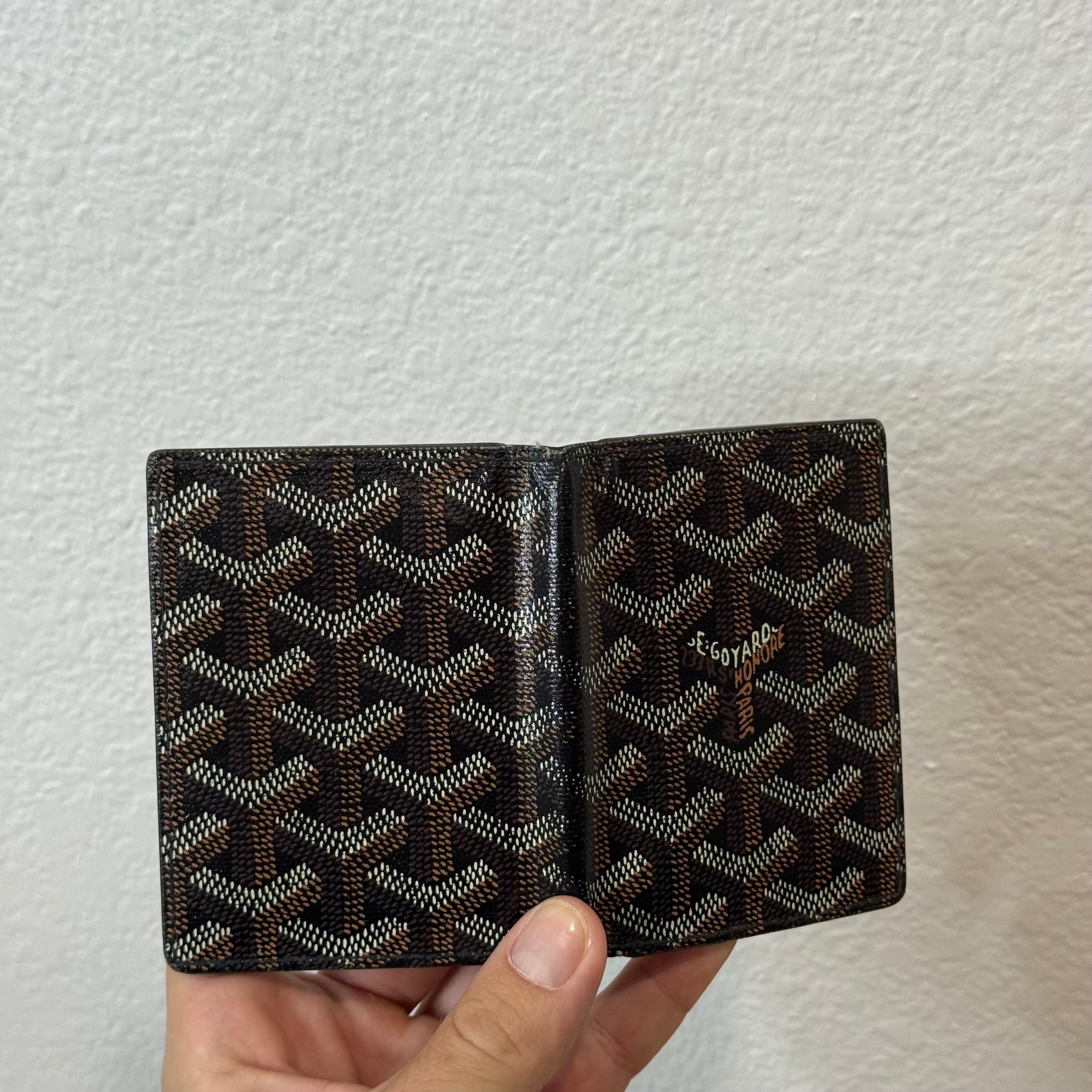Goyard Saint Marc Brown Cardholder Bifold Wallet
