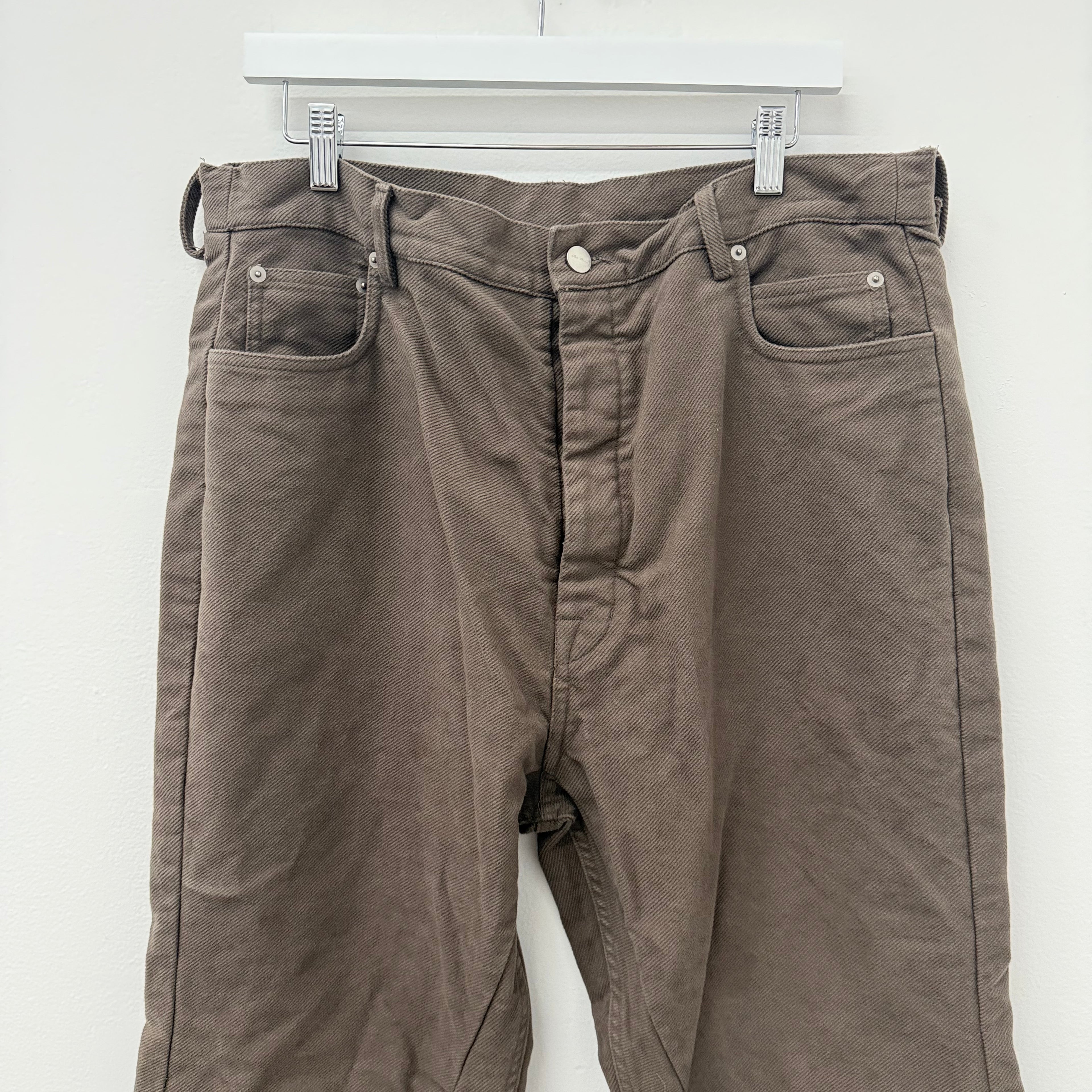 Rick Owens Bolan Bootcut Brown Corduroy Jeans - Size 34