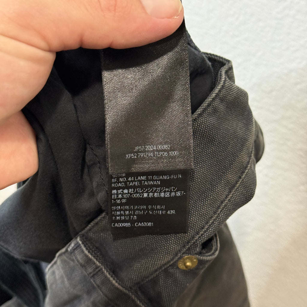 Balenciaga Double Knee Black Denim Pants - Size 46 (34)