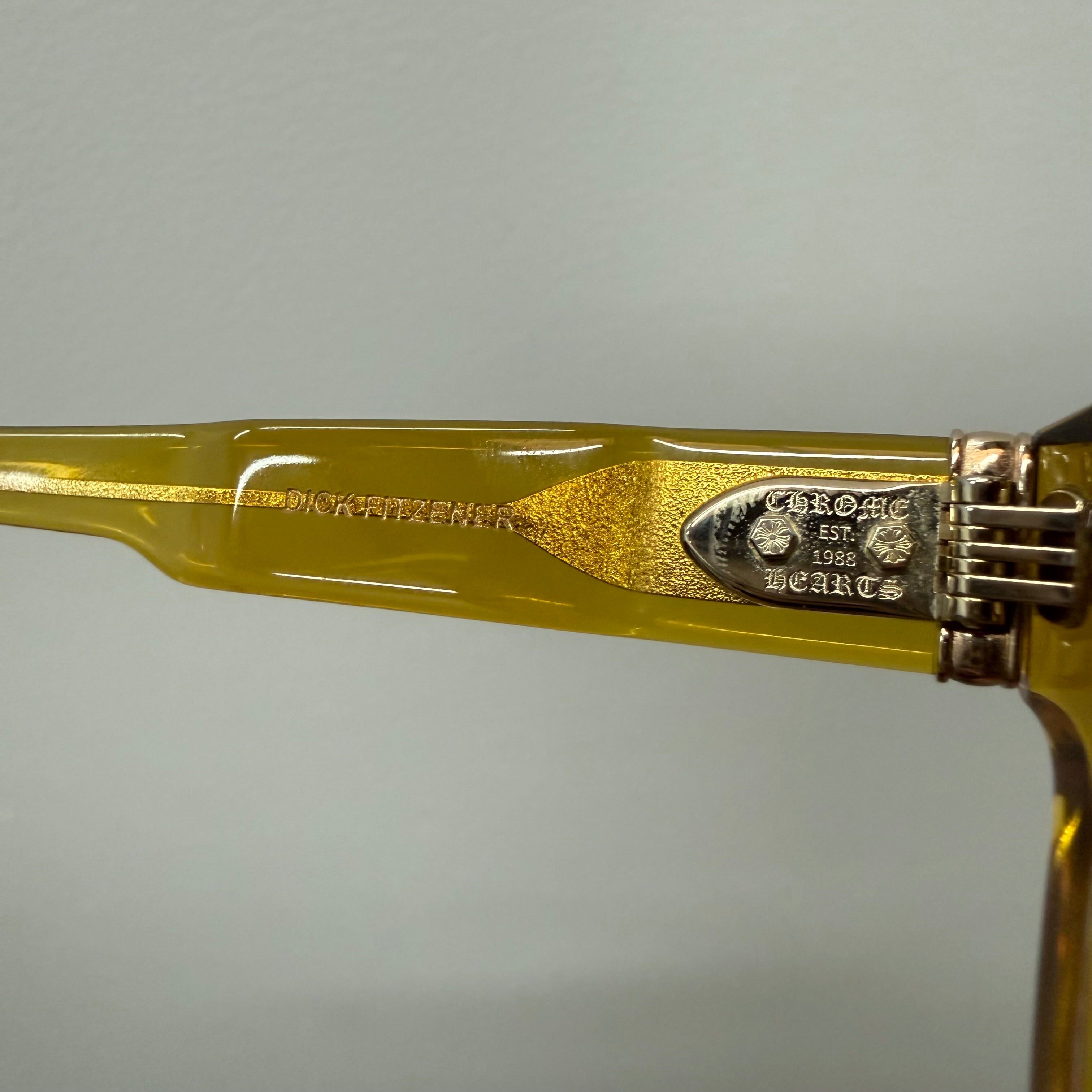 Chrome Hearts Dickfitzener Yellow Sunglasses