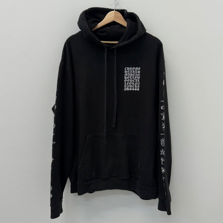 Chrome Hearts Multi Motif Sleeve Hoodie - Size L