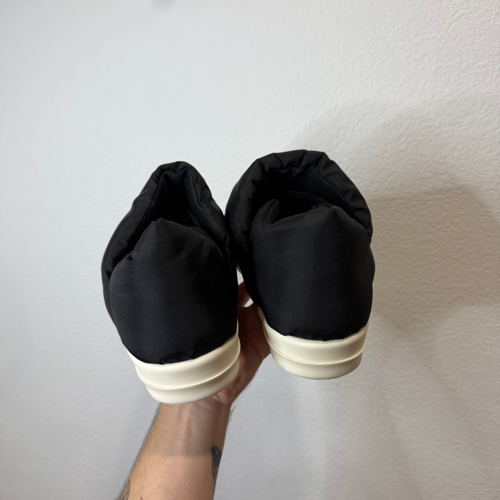 Rick Owens DRKSHDW Nylon Puffer Slip On Sneakers Milk - Size 46 (13)