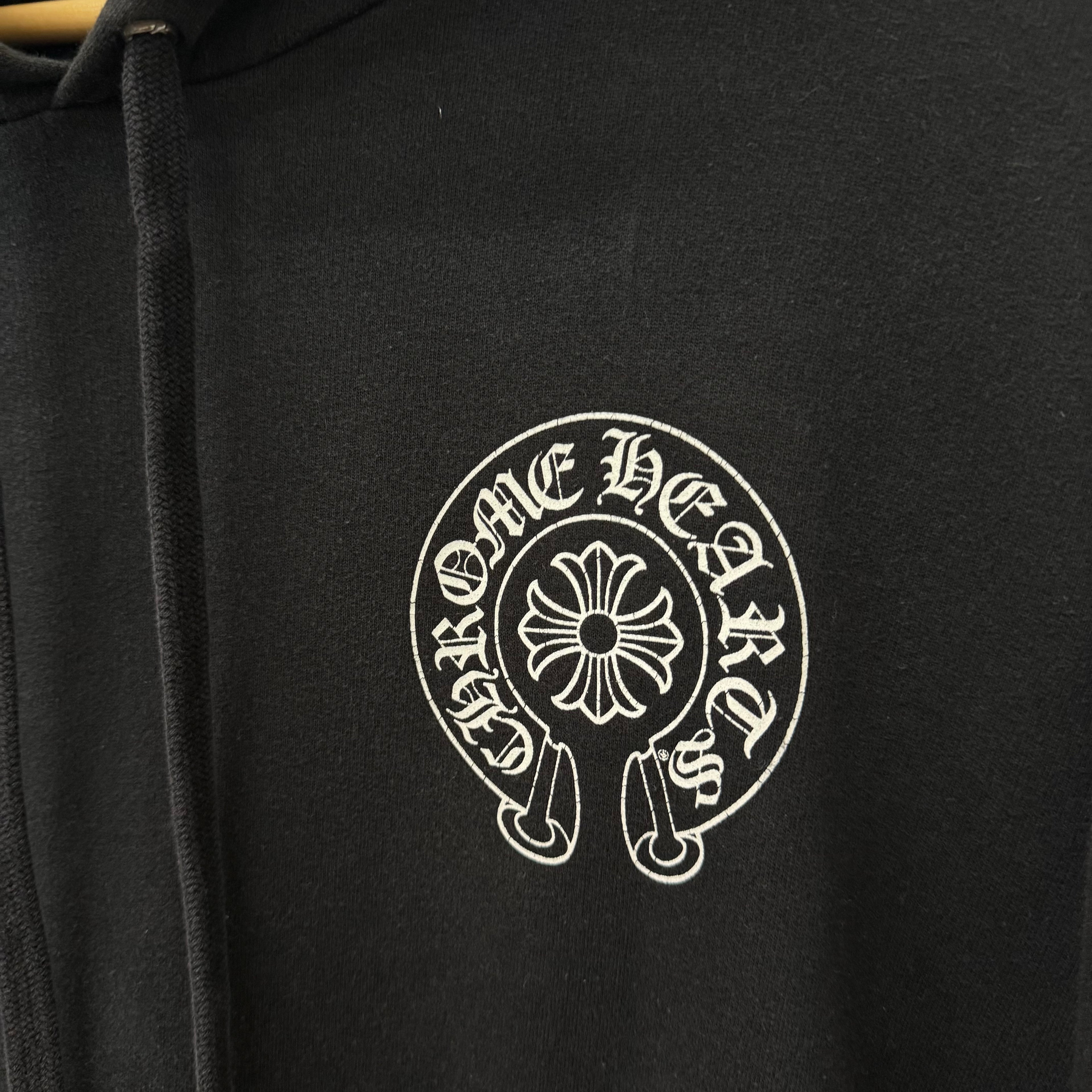 Chrome Hearts Gradient Floral Horseshoe Hoodie - Size L