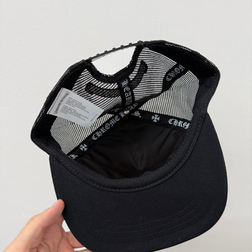 Chrome Hearts Triple Cross Pony Hair Patch Trucker Hat