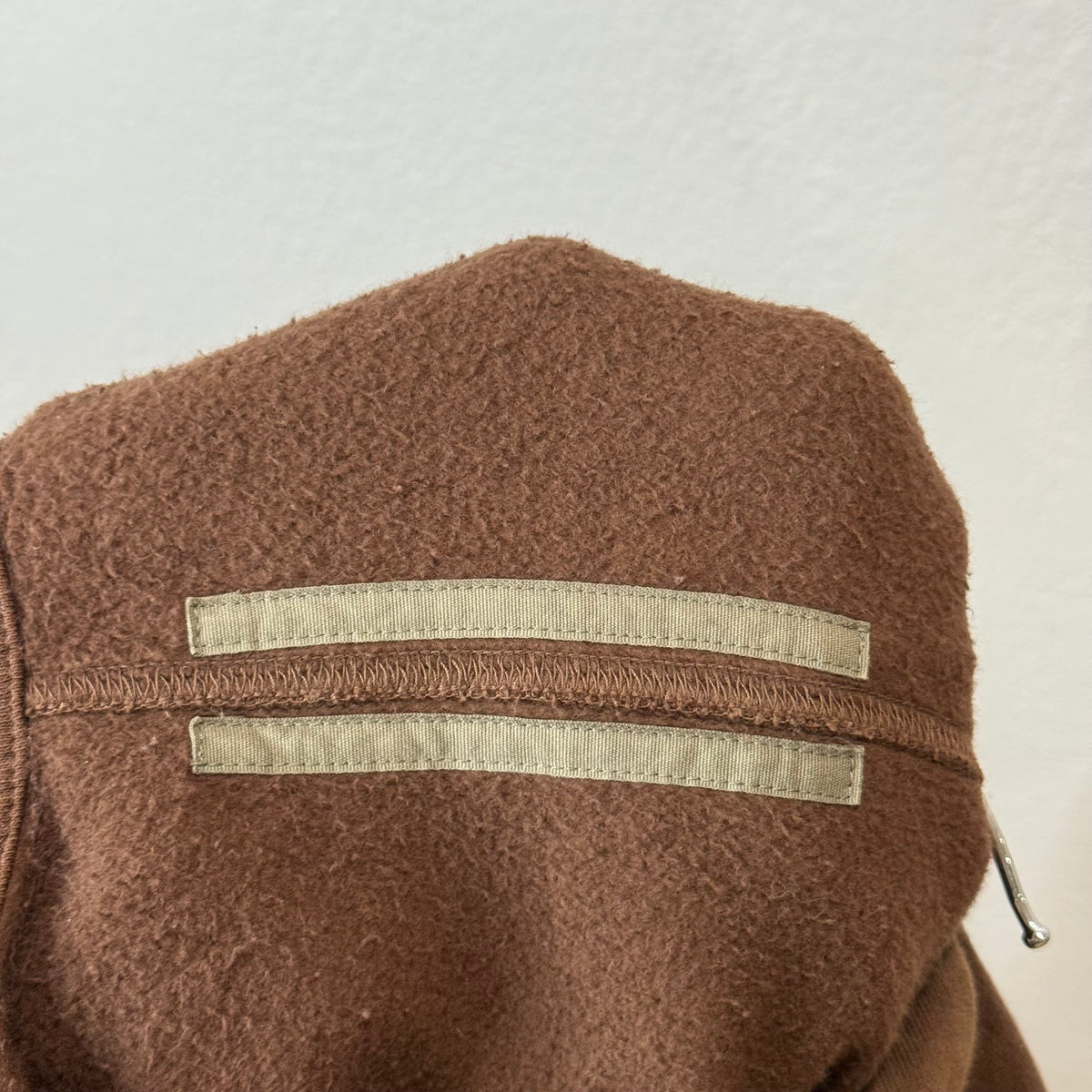 Rick Owens DRKSHDW Oversized Drawstring Hoodie Brown - Size S