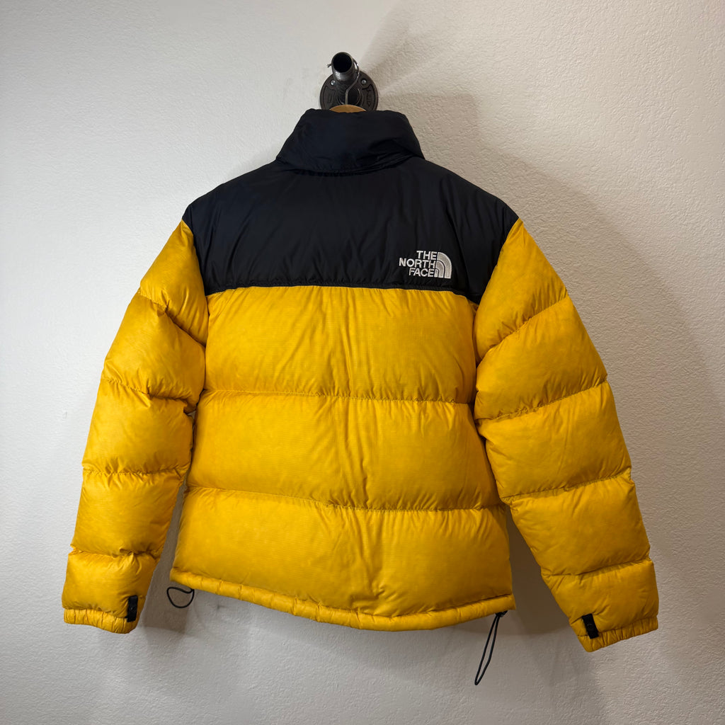 The North Face Yellow Puffer Jacket - Size M