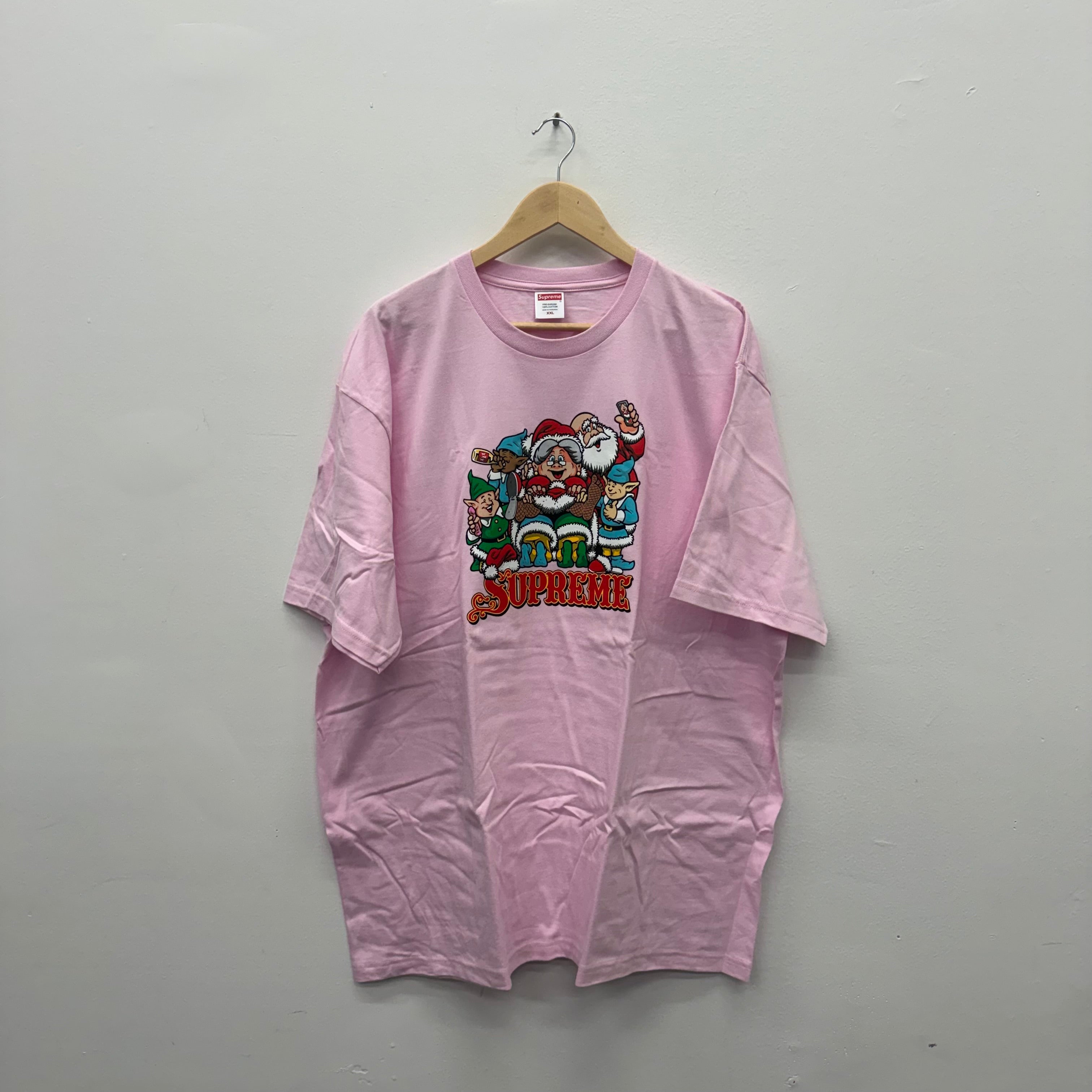 Supreme Naughty Santa Shirt Pink - Size XXL