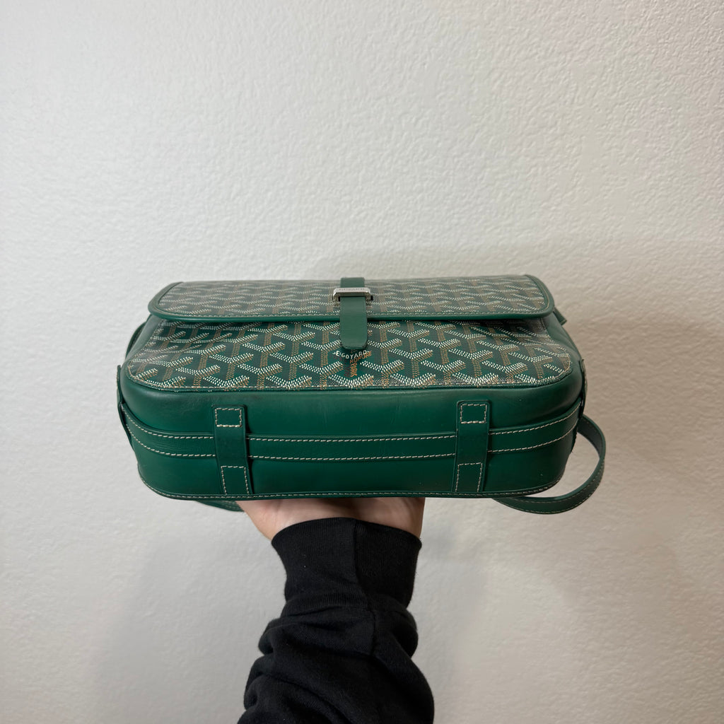 Goyard Belvedere MM Messenger Side Bag Green