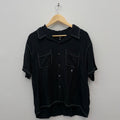 Stussy Contrast Pic Stitched Button Up Shit - Size M