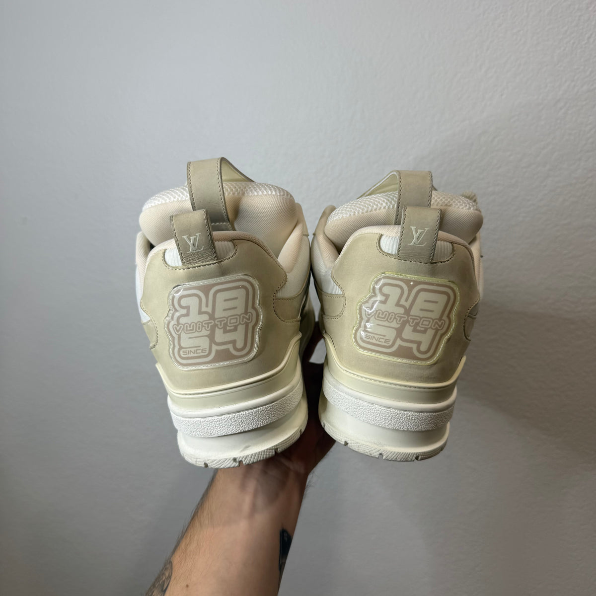 Louis Vuitton Skate Sneakers Cream - Size LV 12 (US 13)