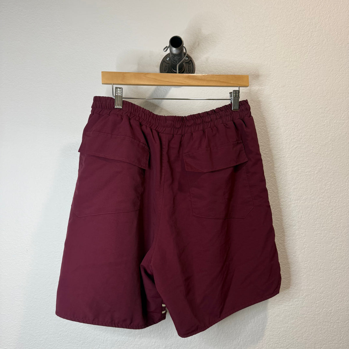 Rhude Maroon Shorts - Size XL
