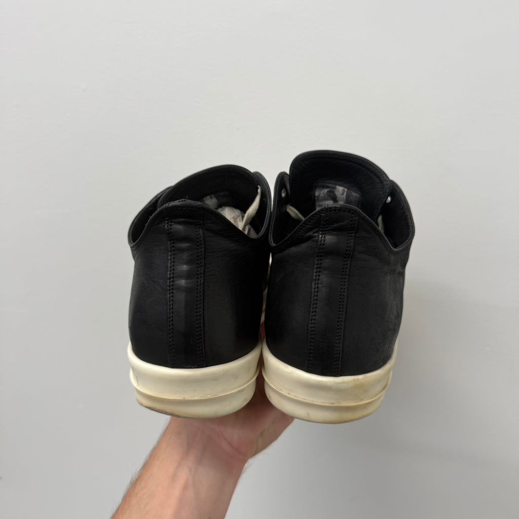 Rick Owens Mainline Ramone Leather Sneakers - Size 45 (US 12)
