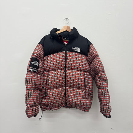 Supreme North Face Studded Neptuse Puffer Jacket - Size L