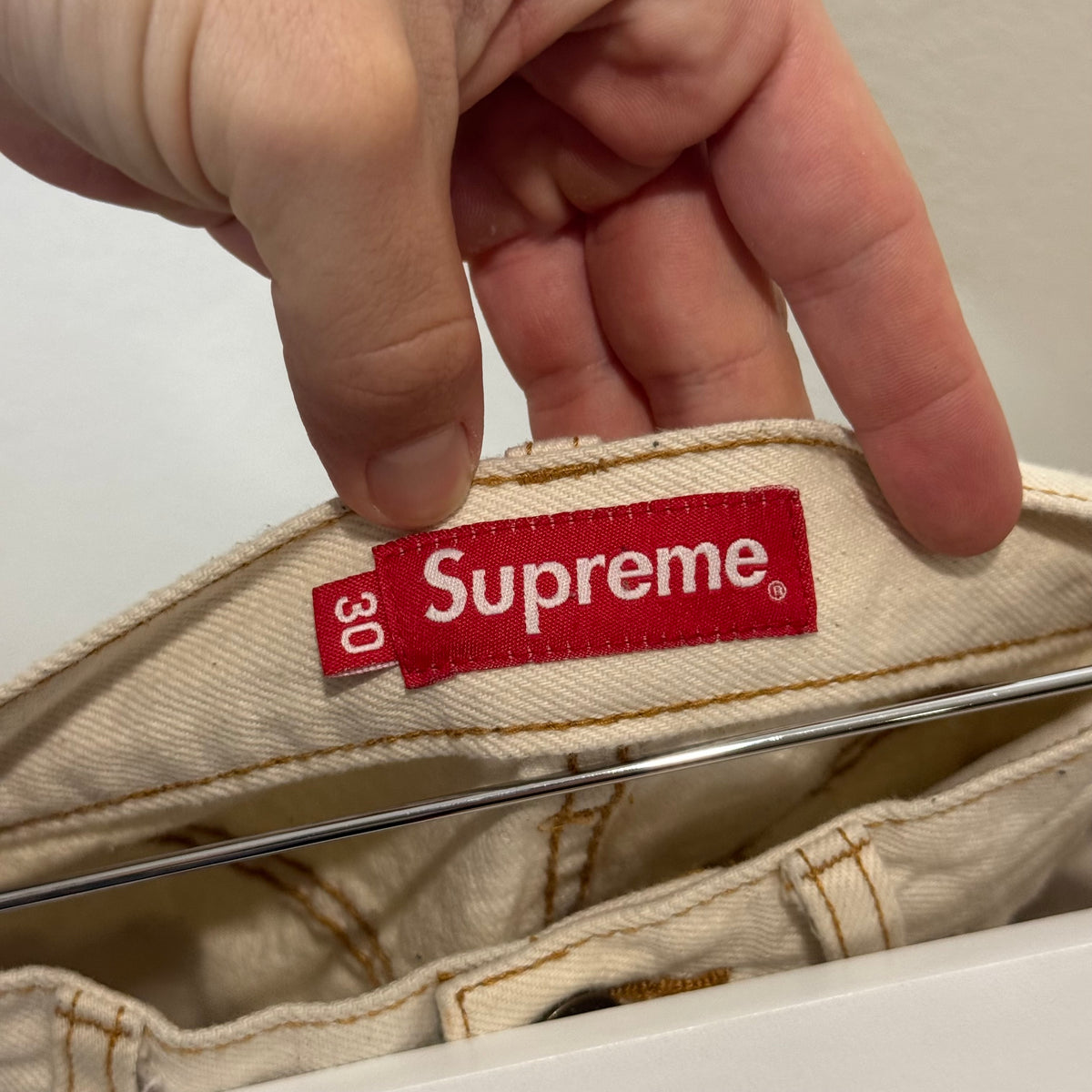 Supreme Double Knee Painter Shorts - Size 30